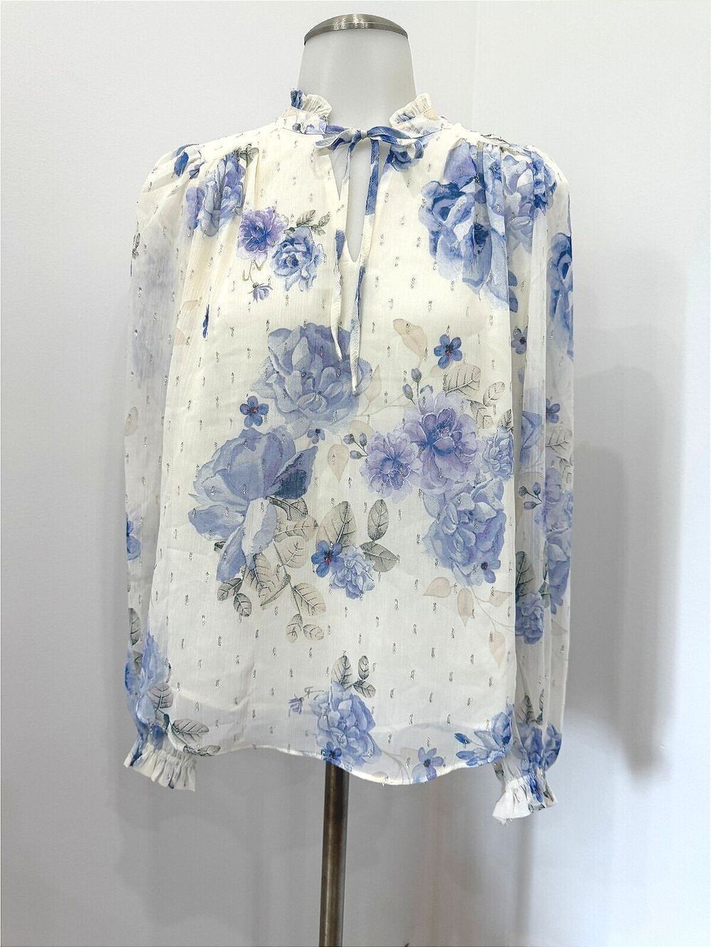 Joie Women's Floral Long Sleeve Blouse Size XS